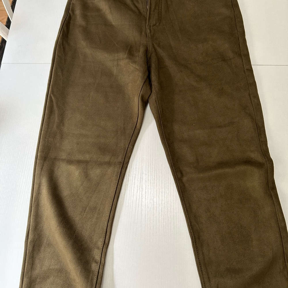 Banana Republic Moss Faux Suede Pants